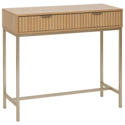5five Aparadores Y Consolas|Estilo Contemporaneo>Consola con 2 cajones en mdf y metal TASSO beige