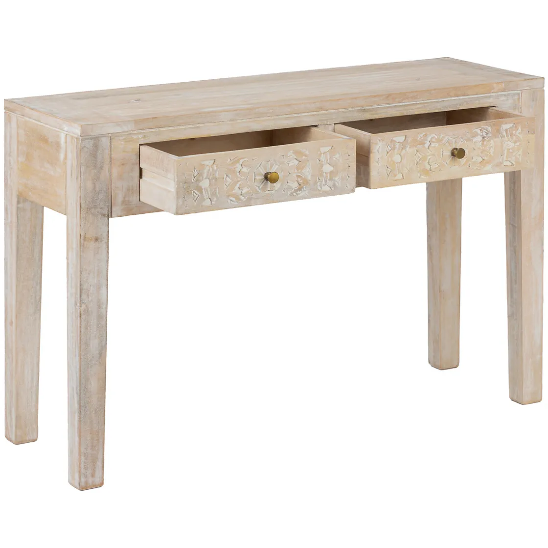 atmosphera Aparadores Y Consolas|Estilo Étnico>Consola de madera de mango SHIREL
