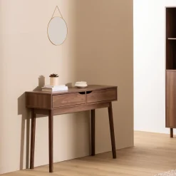 5five Aparadores Y Consolas>Consola SLIDY marrón de mdf con 2 cajones