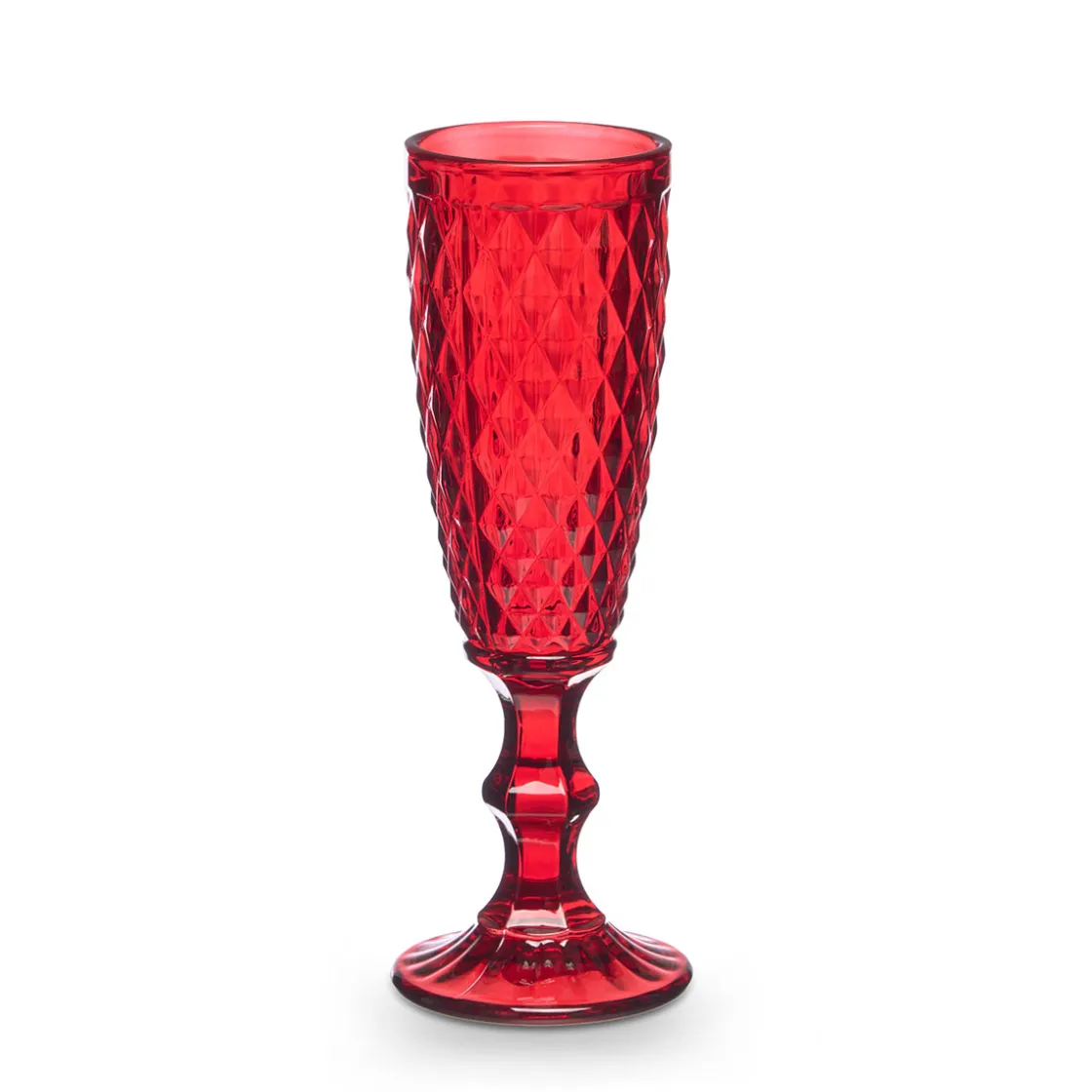 Copas>Copa De Champán Diamante Rojo 17.5cl