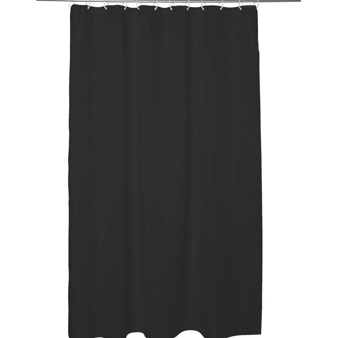 5five Cortinas Y Alfombras Antideslizantes>Cortina De Ducha De Poliéster Negra