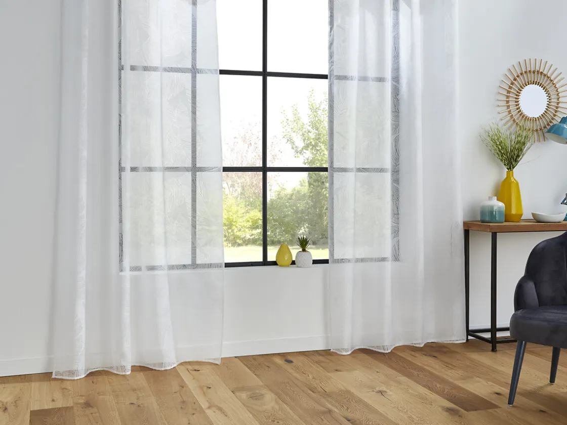 atmosphera Cortinas>Cortina Feuil Blanca 140x240Cm