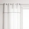 atmosphera Cortinas>Cortina Fred Blanco Y Rayas Negro 140x240cm