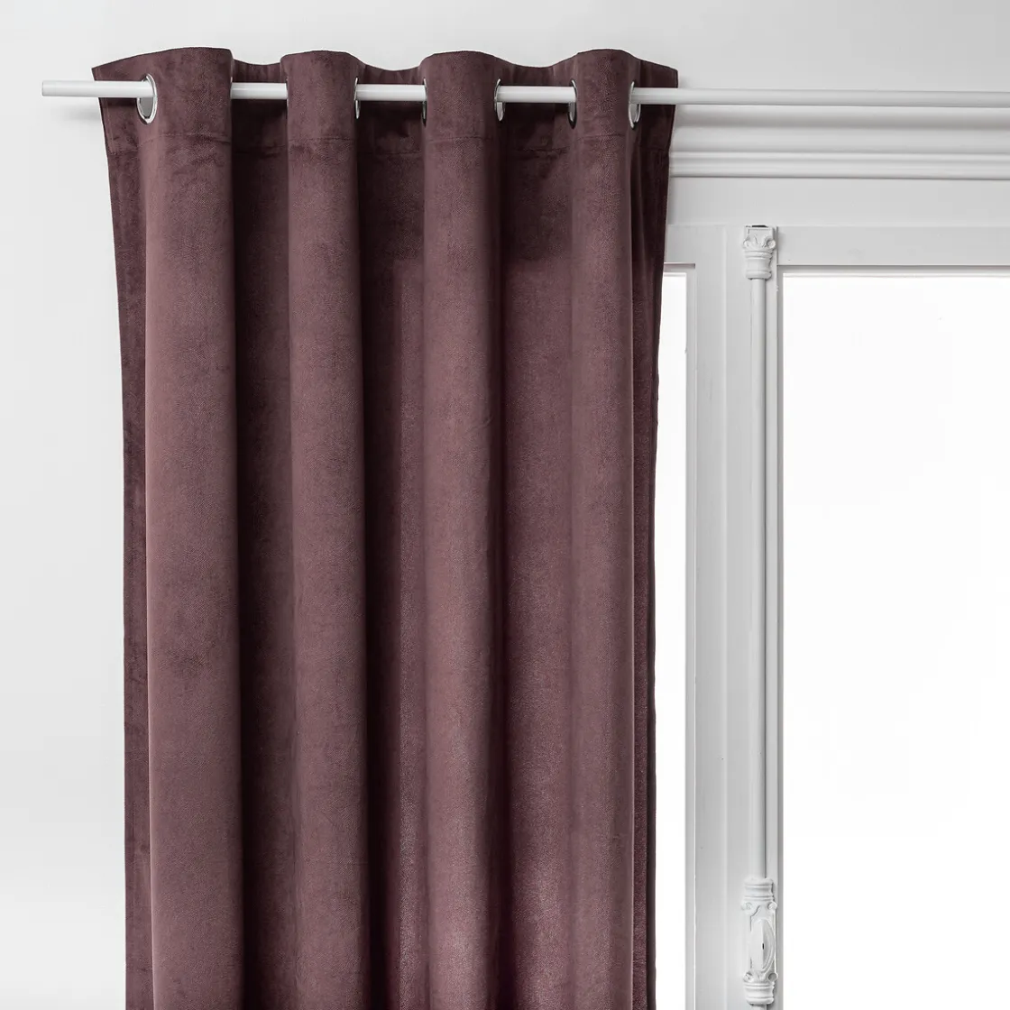 atmosphera Cortinas>Cortina LILOU lila 140x260cm