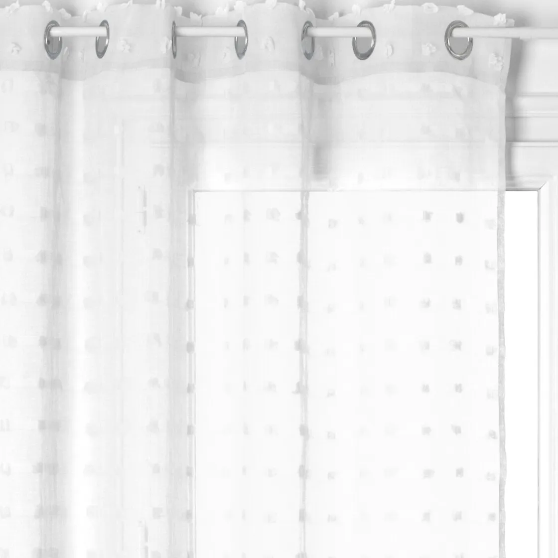 atmosphera Cortinas>Cortina Lily Blanca 140x240Cm