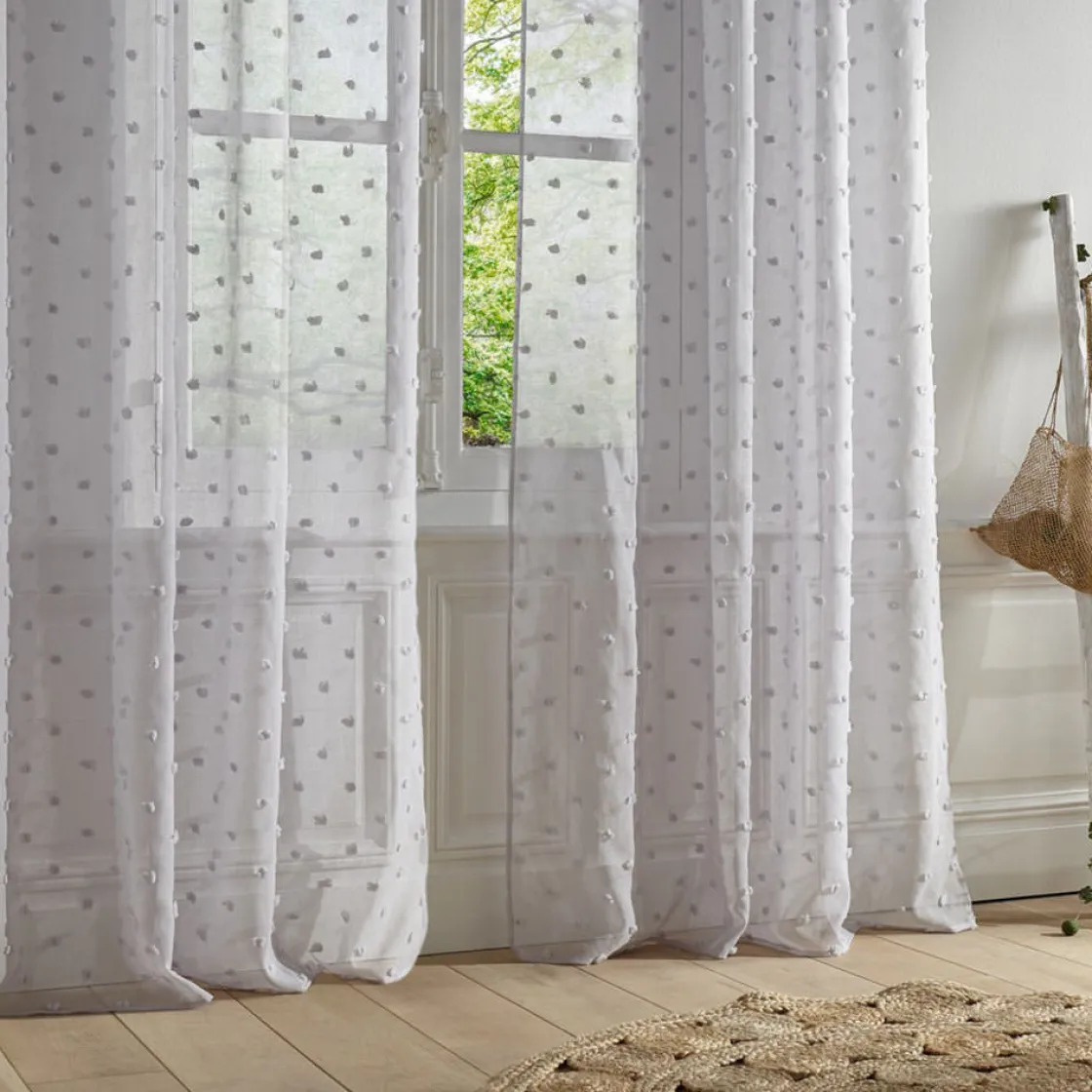 atmosphera Cortinas>Cortina Lily Gris 140x240Cm