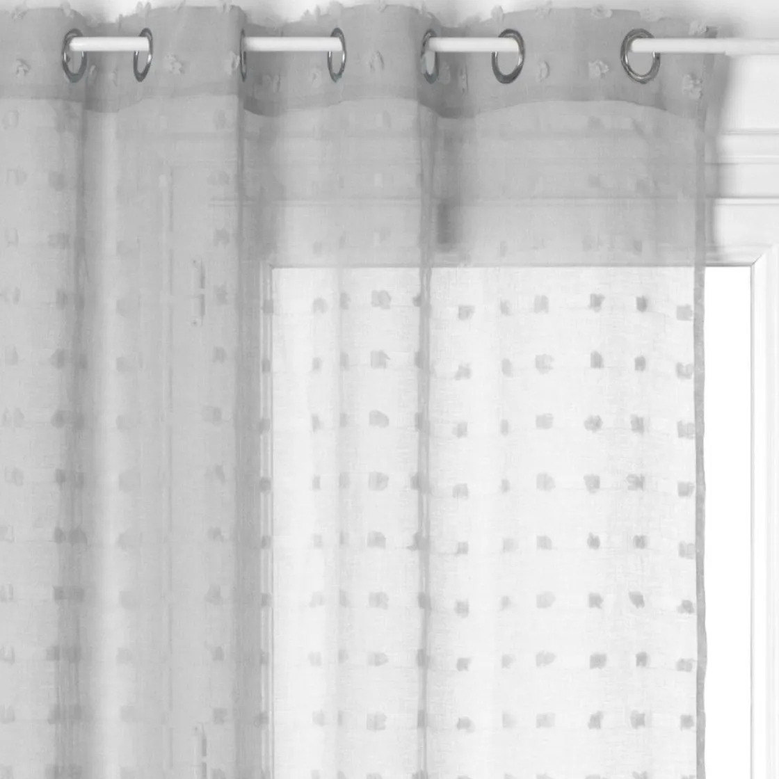 atmosphera Cortinas>Cortina Lily Gris 140x240Cm