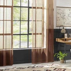 atmosphera Cortinas>Cortina Moly Terracota 135x240cm