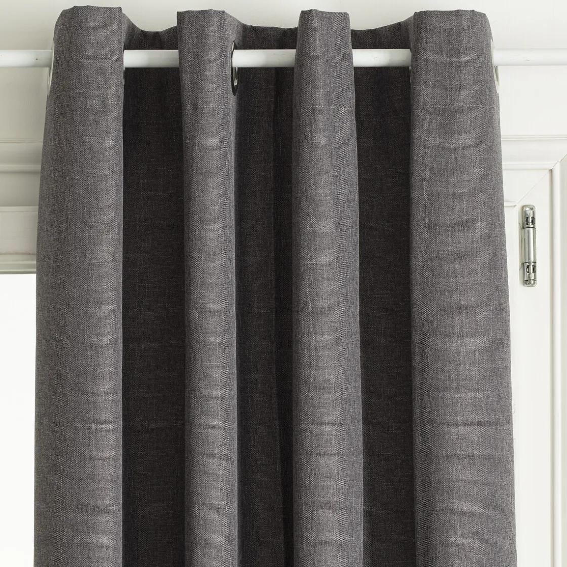 atmosphera Cortinas>Cortina Opaca Gris Oscuro 140x260Cm