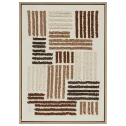 atmosphera Lienzos Y Cuadros Decorativos>Cuadro decorativo 3D EMIR marrón 70x50cm