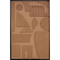 atmosphera Lienzos Y Cuadros Decorativos>Cuadro decorativo 3D JILANI marrón 90x60cm