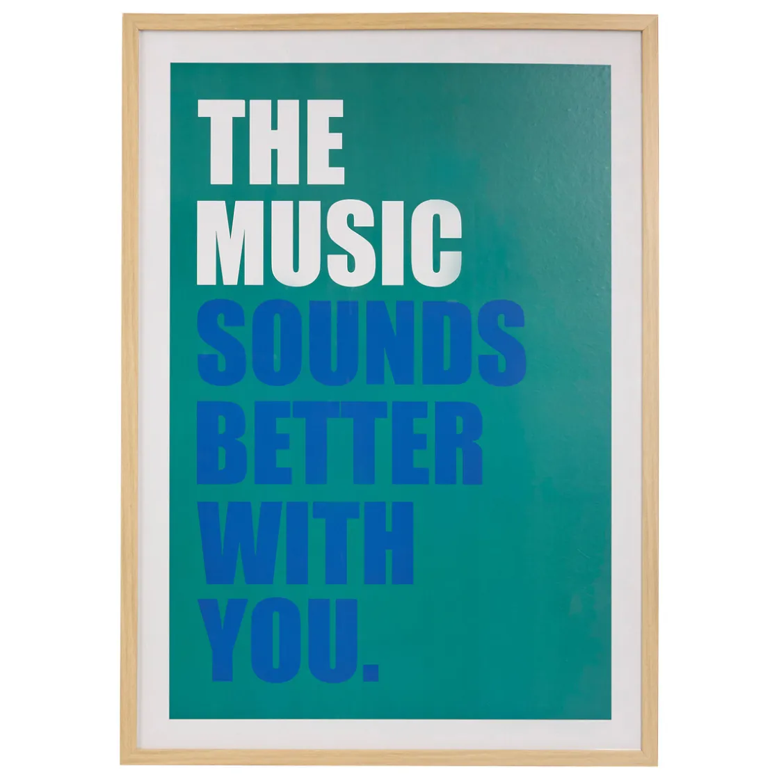 atmosphera Lienzos Y Cuadros Decorativos>Cuadro decorativo music DARIUS verde 50x70cm