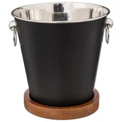 Accesorios De Bar>Cubitera Mangoo Color Negro 21x21x22Cm