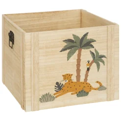 atmosphera4kids Almacenamiento>Cubo De Almacenaje Jungle Mdf Tamaño 3/3