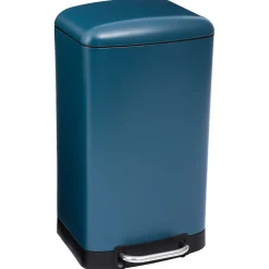5five Botes De Basura Y Contenedores De Reciclaje>Cubo de basura ARIANE azul metálico 30l