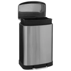 Botes De Basura Y Contenedores De Reciclaje>Cubo De basura De Acero Inoxidable 50L