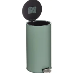 5five Botes De Basura Y Contenedores De Reciclaje>Cubo de basura DELTA verde de Metal 30l