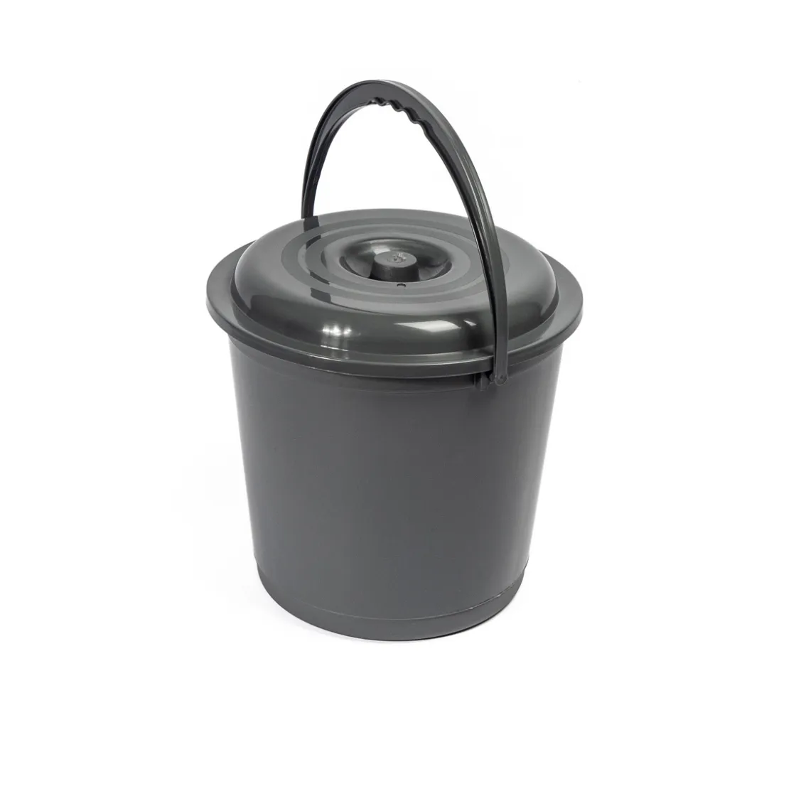 Botes De Basura Y Contenedores De Reciclaje>Cubo de basura EUROPA gris oscuro 16L