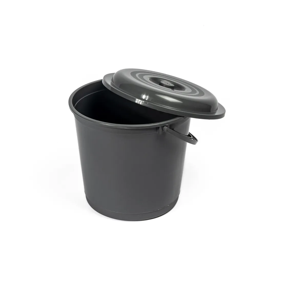 Botes De Basura Y Contenedores De Reciclaje>Cubo de basura EUROPA gris oscuro 16L