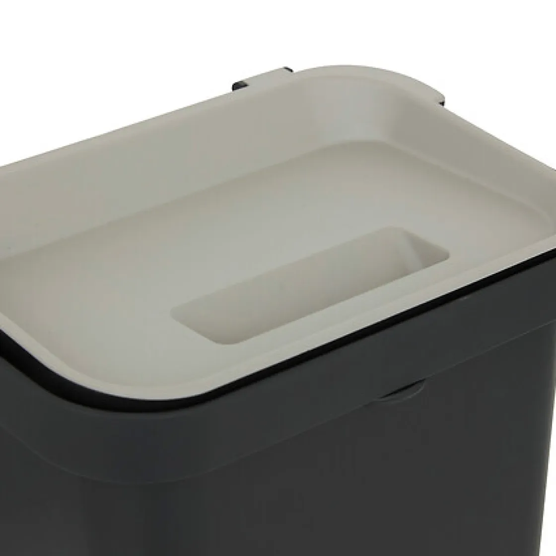 5five Botes De Basura Y Contenedores De Reciclaje>Cubo de basura rectangular negro 5L