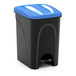 Botes De Basura Y Contenedores De Reciclaje>Cubo De Reciclaje De Plástico 25L Azul