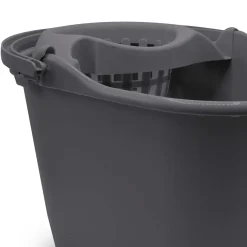 deborla Auxiliares De Limpieza>Cubo Ovalado De Plast.Con Pico 15L Gris