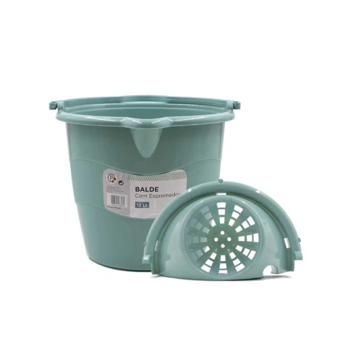 Auxiliares De Limpieza>Cubo Redondo Con Escurridor 12L