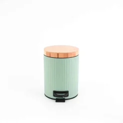 Cubos>Cubo wc verde de metal 5L