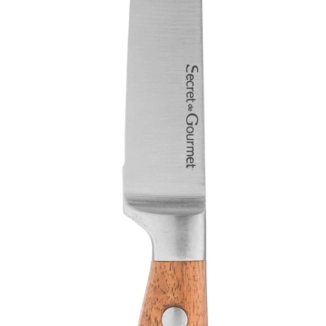 secret d'gourmet Placas Calefactoras Y Tablas De Cortar>Cuchillo Chuletero Elegancia Con Mango