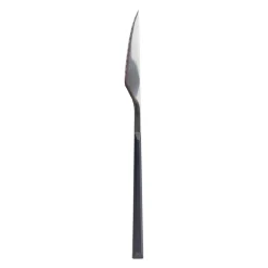 Cuchillería>Cuchillo de mesa LUNE inox con mango negro