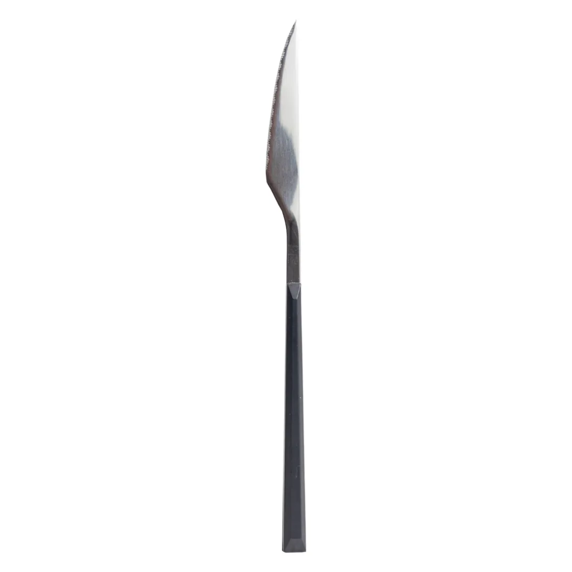 Cuchillería>Cuchillo de mesa LUNE inox con mango negro