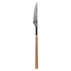 Cuchillería>Cuchillo Mesa Lune Inox C/Mango Madera