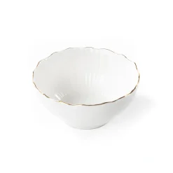 secret d'gourmet Cuencos, Fuentes Y Ensaladeras>Cuenco Aubrey Blanco De Gres 15cm