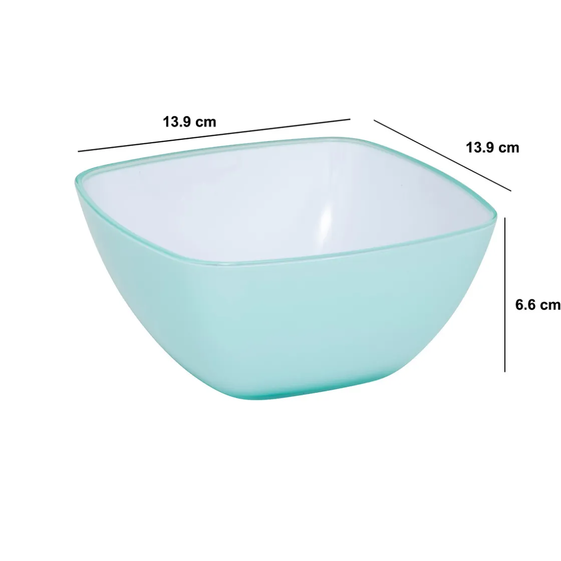5five Cuencos, Fuentes Y Ensaladeras>Cuenco 13.9x13.9x6.6cm azul de polipropileno
