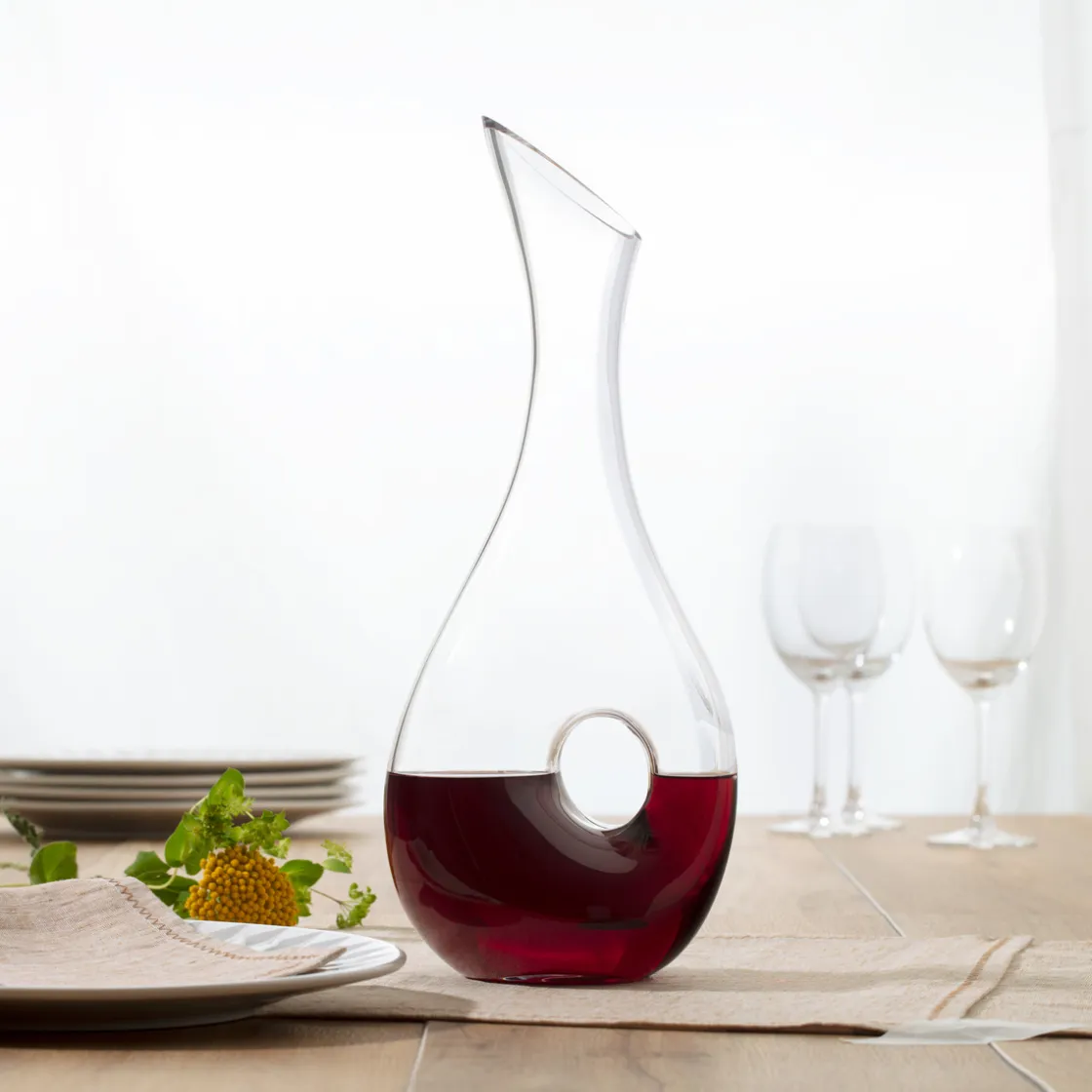 secret d'gourmet Jarros>Decantador Design De Vidrio 1L
