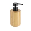 Accesorios De Lavabo>Dispenador Jabón Líquido Redondo De Bambú