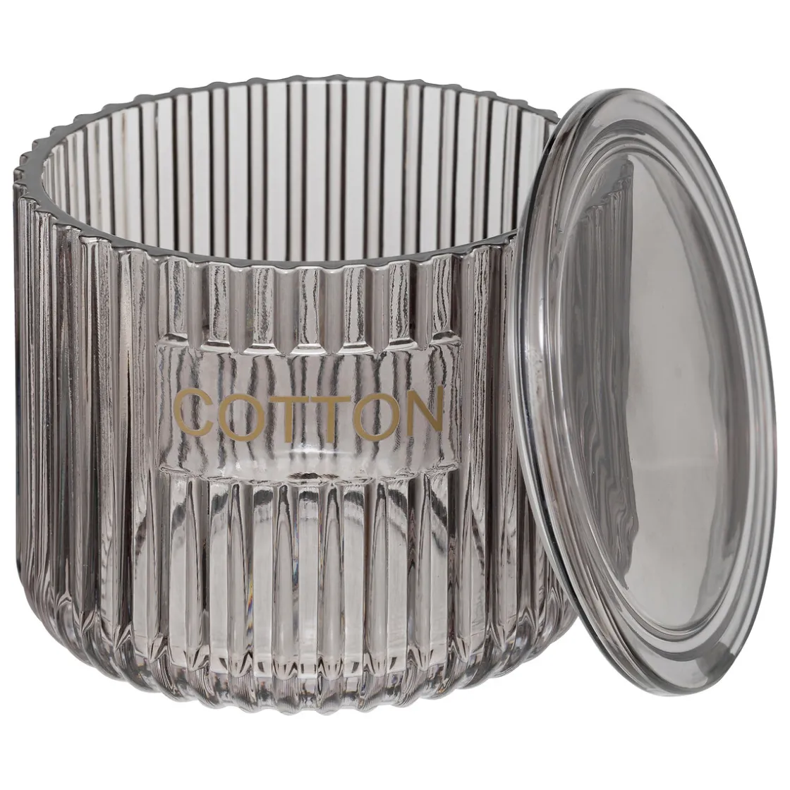 5five Accesorios De Lavabo>Dispensador de algodón GLASS