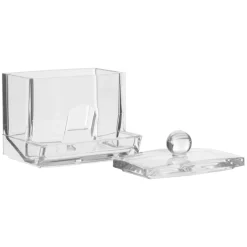 5five Accesorios De Lavabo>Dispensador De Bastoncillos Acrílico