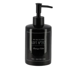 Accesorios De Lavabo>Dispensador de jabón líquido LOFT negro