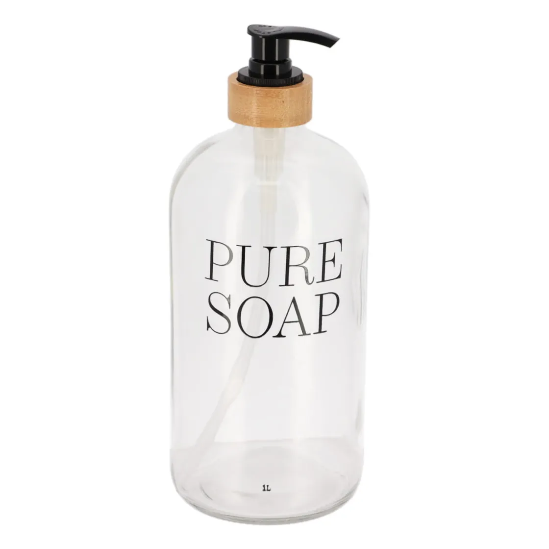 Accesorios De Lavabo>Dispensador Jabón Líquido De Vidrio Pure Soap