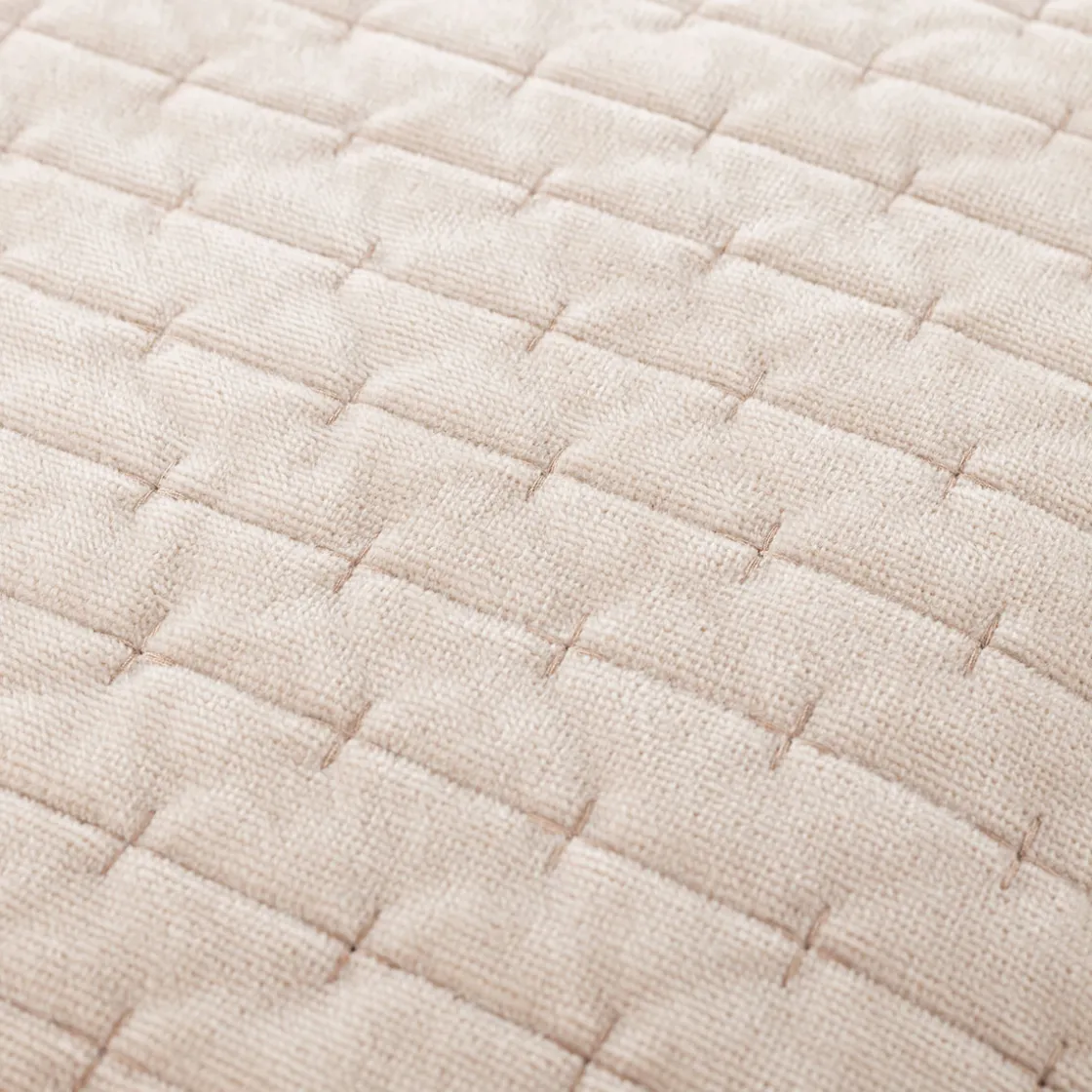 Edredones Y Colchas>Edredón Velvet Marfil Little Cottage 220x240cm
