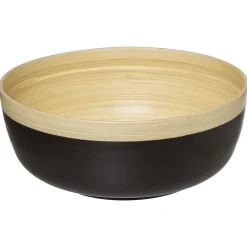 5five Cuencos, Fuentes Y Ensaladeras>Ensaladera De Bambú Negra 30Cm