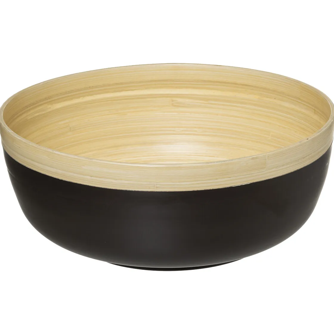 5five Cuencos, Fuentes Y Ensaladeras>Ensaladera De Bambú Negra 30Cm