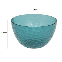 5five Cuencos, Fuentes Y Ensaladeras>Ensaladera ESTIVA 14cm azul de poliestireno