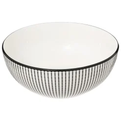 secret d'gourmet Cuencos, Fuentes Y Ensaladeras>Ensaladera Lunis Blanca y Negra 22cm