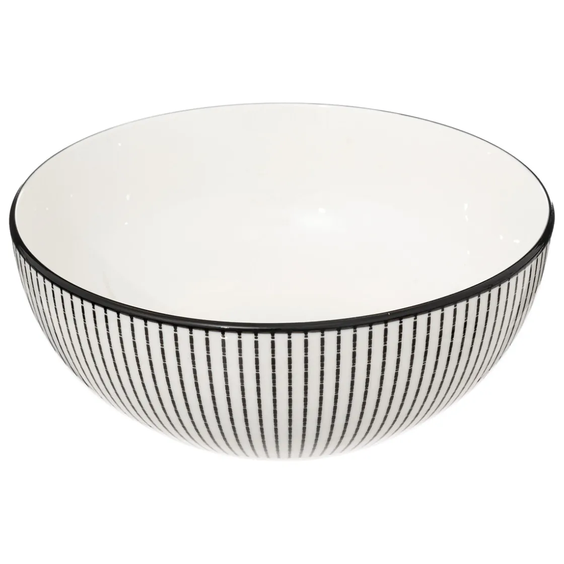 secret d'gourmet Cuencos, Fuentes Y Ensaladeras>Ensaladera Lunis Blanca y Negra 22cm