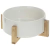 5five Cuencos, Fuentes Y Ensaladeras>Ensaladera Porcelana Soporte Bambú 23Cm