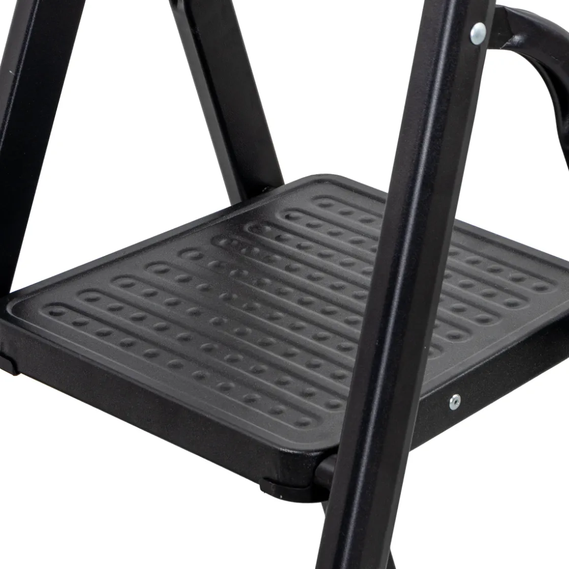Bancos Y Escaleras>Escalera Negra Con 3 Peldaños De Aluminio 130cm