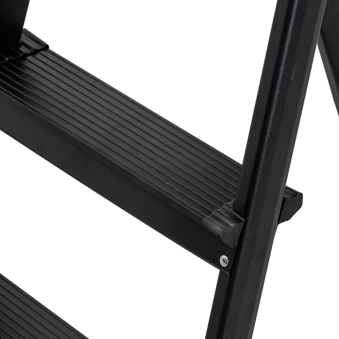Bancos Y Escaleras>Escalera Negra Con 3 Peldaños De Aluminio 130cm