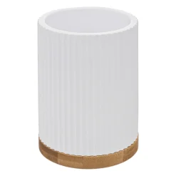 5five Soportes Papel Higiénico Y Portarrollos>Escobilla De Baño Natureo Blanca